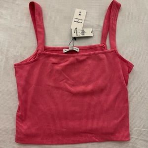 Express ribbed tank top